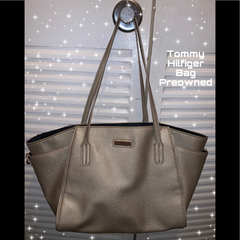 Tommy Hilfiger Shoulder Bag Tan Blue Women’s